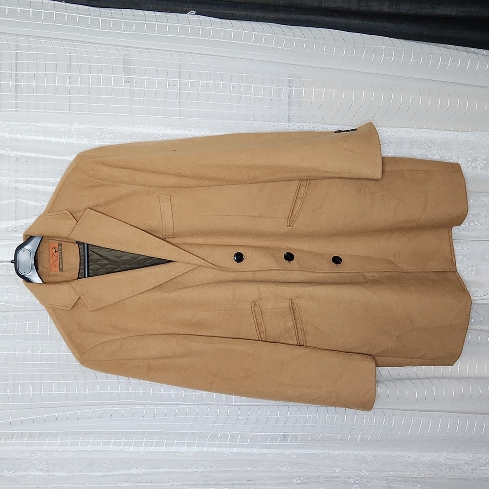 Enzo Tovare Casmire & Wool Blend Men's Outer Sports Coat Sz46
